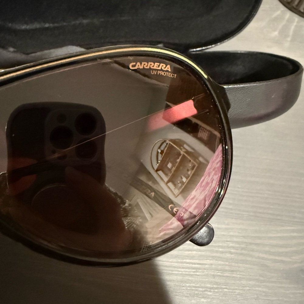 Carrera Black Aviator Sunglasses - Picture 3 of 4